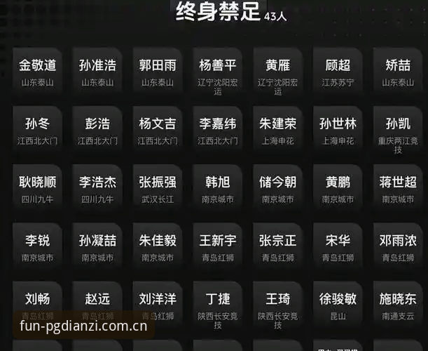 PG电子最新下载安卓版 中国足协第三批禁足名单解读:足球腐败治理的深度操作教程